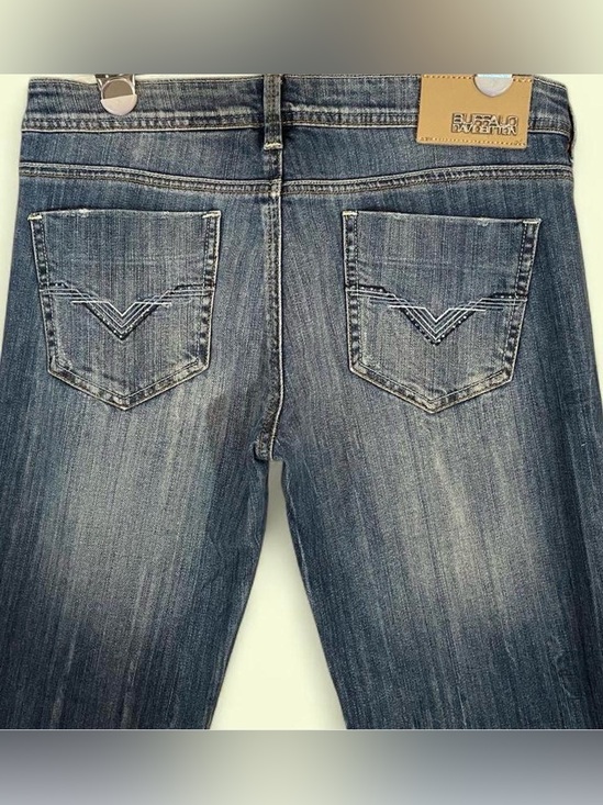 Buffalo David Bitton Denim - Y2K Buffalo David Bitton Kristina Low Rise Loose Jeans 28 Rhinestone Pockets